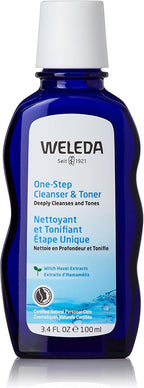 Weleda One-Step Face Cleanser & Toner, 3.4 Fl Oz
