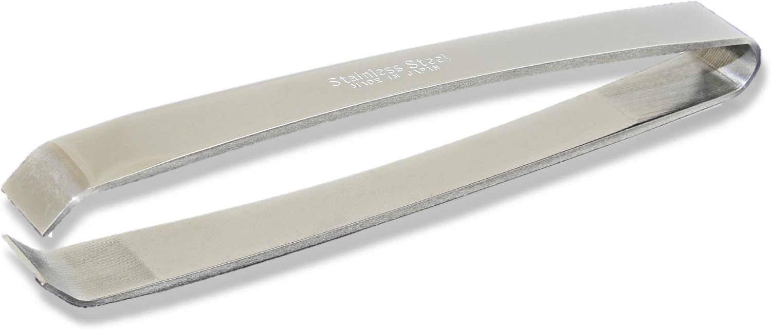 [MADE IN JAPAN] Kwizing Fish Bone Tweezers by RCI GLOBAL - Non-Slip, Precision Grip - Debone Salmon, Bass, Catfish - Stainless Steel Handmade Japanese Craftsmanship (4 3/4")