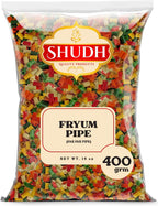 Shudh FRYUMS FAR FAR PIPE 400 GM ~ All Natural | Vegan | Gluten Friendly | Non-GMO