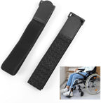 2 Pack Wheelchair Thigh Leg Strap - Leg Support on a Wheelchair for Adults, Adjustable Secure Leg Straps for Wheelchair Accessories with Non-Slip Design and Easy Hook Closure