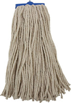 Boardwalk Cut-End Lie-Flat Wet Mop Head, Cotton, 16oz, White, 12/Carton