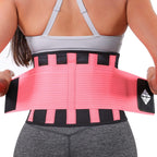 Lower Back Brace for Women - Effective Back Pain Relief & Elastic Support with Dual-Tension Straps, Ultra Thin Breathable Lumbar Support Belt for Sciatica, Herniated Disc, Scoliosis, S