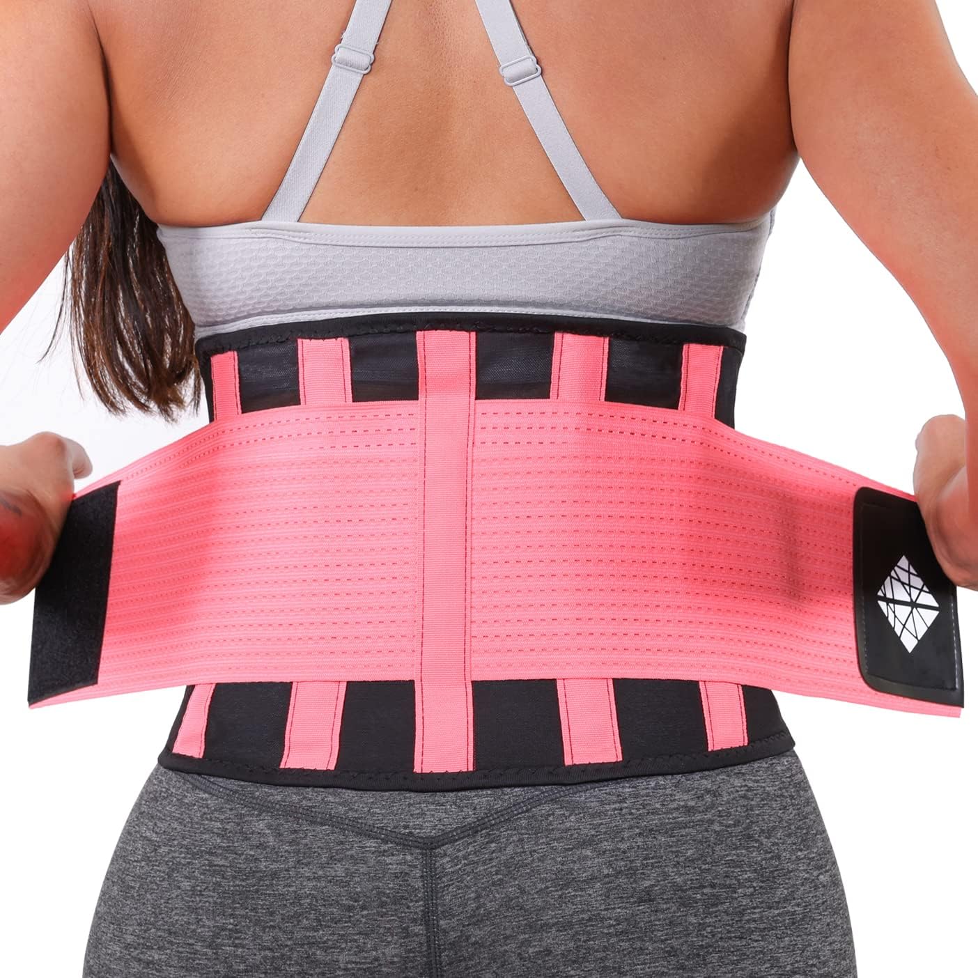 Lower Back Brace for Women - Effective Back Pain Relief & Elastic Support with Dual-Tension Straps, Ultra Thin Breathable Lumbar Support Belt for Sciatica, Herniated Disc, Scoliosis, S
