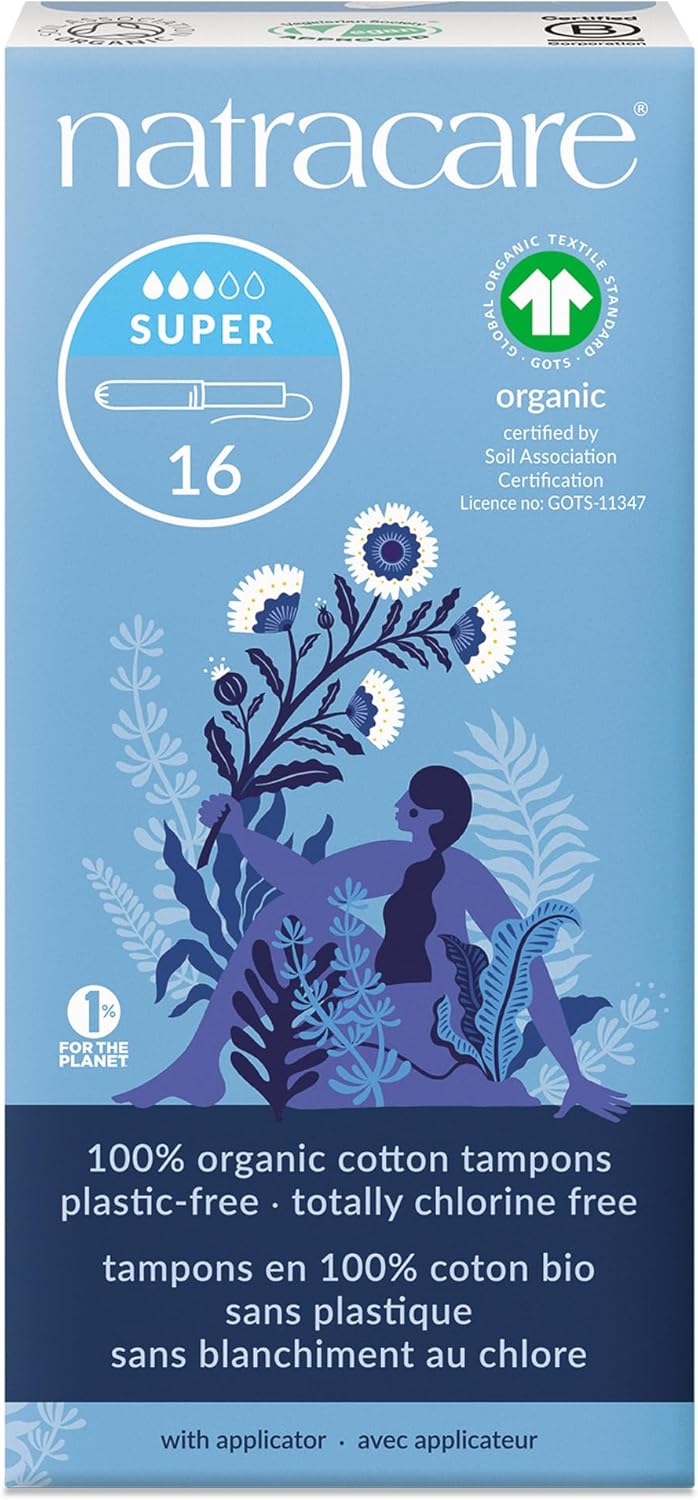 Natracare Organic Cotton Tampons Super, 16 Count