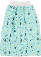 Wearable Incontinence Bed Pads Washable,Adult Diaper Skirt,Wearable Incontinence Mat,Washable Cotton Cloth Reusable Diaper Bed Pad (L)