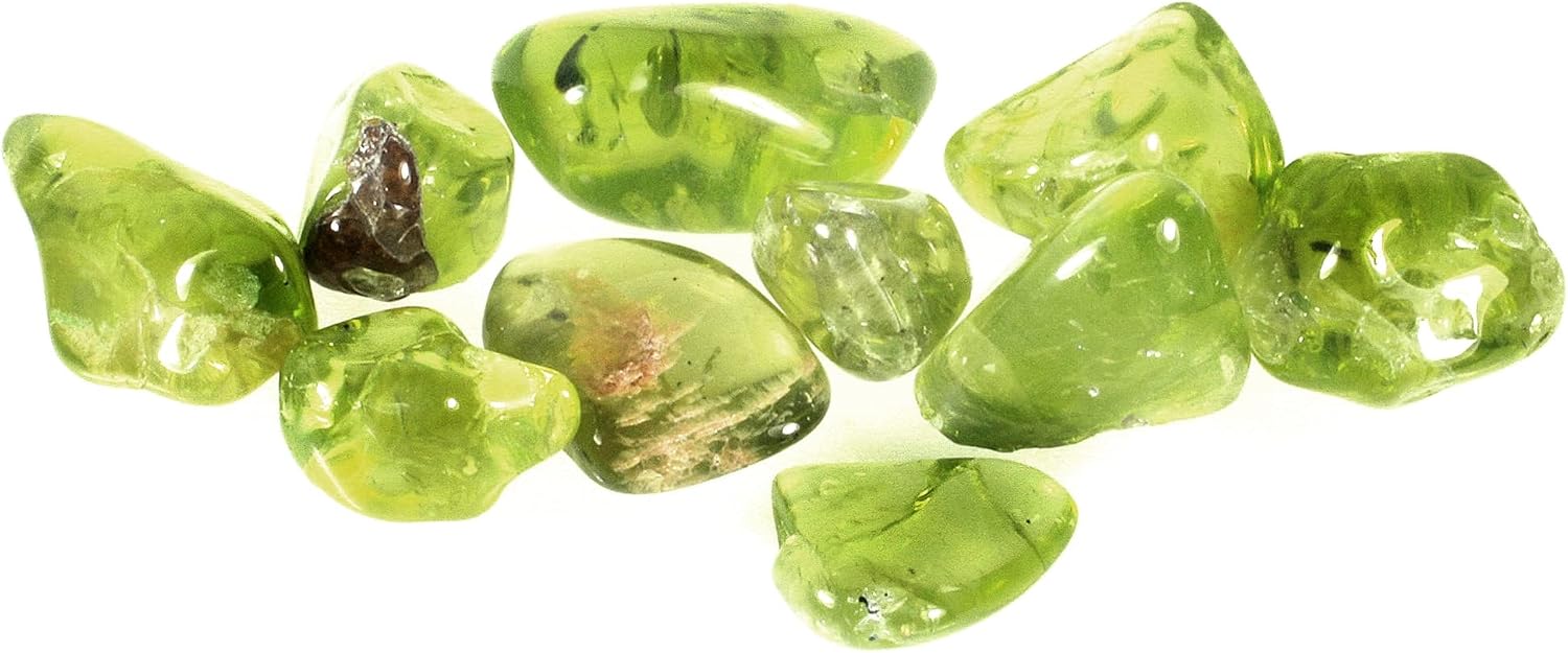 CrystalAge Peridot Mini Tumble Stones