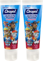 Orajel Toothpaste, Fruity Bubble Flavor, Fluoride | Kids | Paw Patrol | Anti-Cavity | 4.2oz Pack of 2