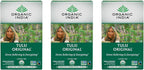 ORGANIC INDIA Tulsi Original Herbal Tea - Holy Basil and African Basil Calming and Stress Relief Tea, Immune Support, USDA Certified Organic, Non-GMO, Caffeine-Free - 18 Infusion Bags, 3 Pack