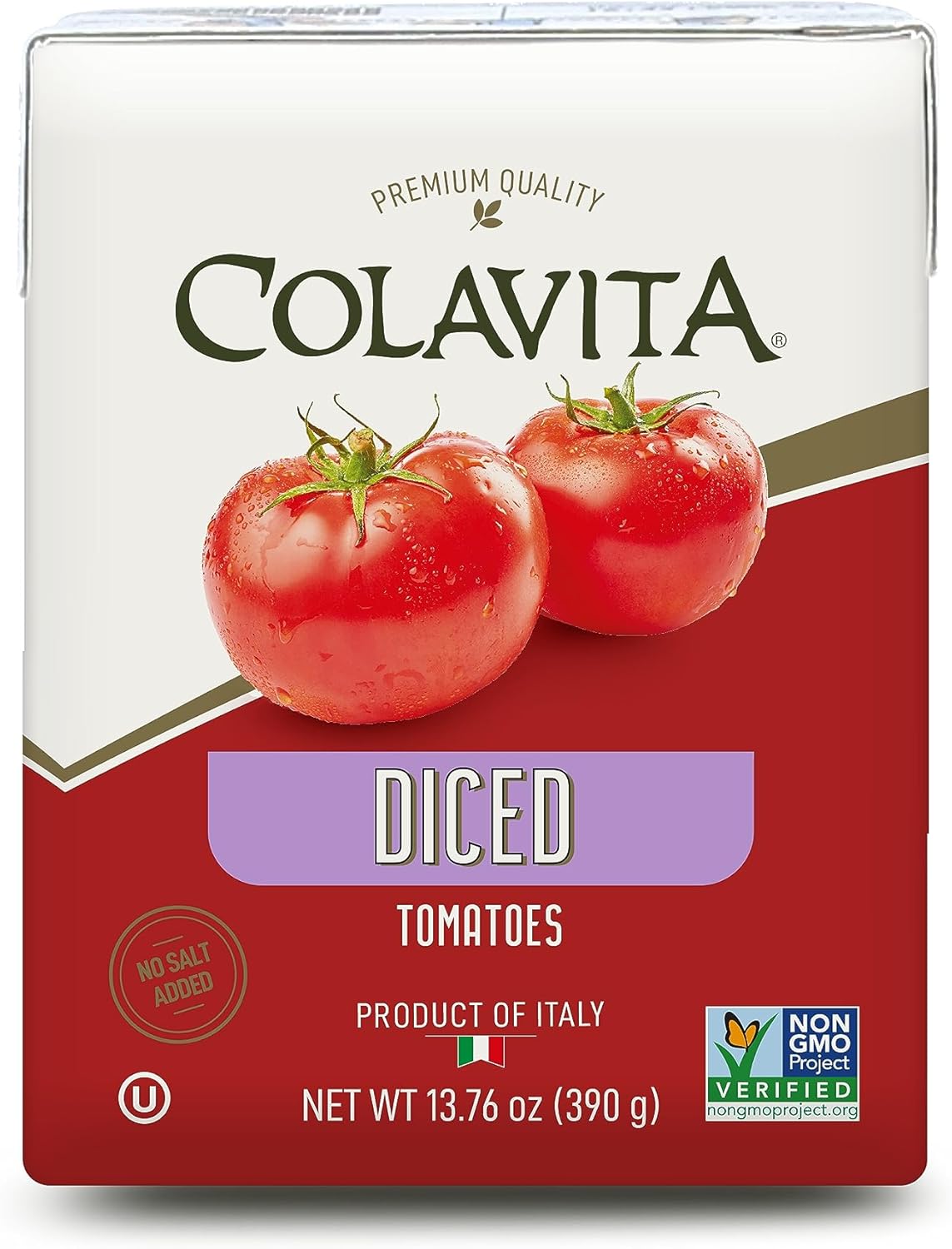 Colavita Recart Tomatoes - Diced, 13.76oz Recart (Pack of 16)
