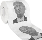 President Toilet Paper, Funny Novelty Gag Gift, Prank Gift for White Elephant Exchange, Christmas Stocking Stuffer, Birthday, 1 Roll, 3 Ply, 300 Sheets