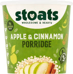 Stoats Apple and Cinnamon Porridge Pot 60 g (Pack of 16)