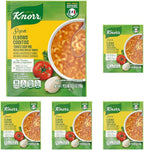Knorr Sopa/Pasta Soup Mix Tomato Based Elbow Pasta For A Warming Bowl of Soup or Simple Dinner With Homemade Flavor 3.5 oz (Pack of 5)