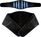 Back Brace for Lower Back Pain Relief, Lumbar Support Belt for Men&Women for Work, Breathable Back Support Belt with 6 Flexible Spring, 2 Elastic Bands For Sciatica, Herniated Disc, Scoliosis (Small)