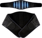 Back Brace for Lower Back Pain Relief, Lumbar Support Belt for Men&Women for Work, Breathable Back Support Belt with 6 Flexible Spring, 2 Elastic Bands For Sciatica, Herniated Disc, Scoliosis (Large)