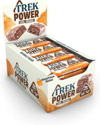 Trek High Protein Power Chocolate Orange 55g (Pack of 16 Bars)- Gluten Free - Vegan Snack