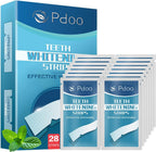 28 Teeth Whitening Strips (14-Day), Non-Sensitive Fast Remove Smoking, Coffee, Wine Stains, Teeth Brightening Kit Pack of 28pcs Non-Slip Strips