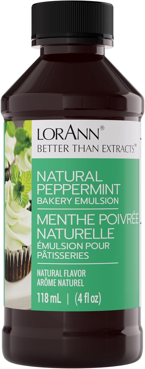 LorAnn Bakery Emulsions (Peppermint, 4 Fl Oz (Pack of 1))