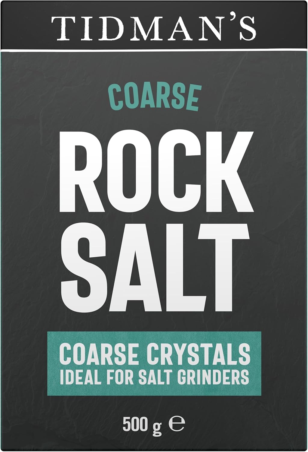 Tidman's Rock Salt - Course Grade - 500g by "Belgravia Imports, Inc."