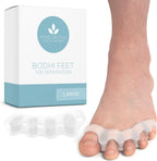 Mind Bodhi Toe Separators/Toe Spacers - For Men and Women - Large Size - Clear