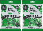 Walkers Nonsuch British Mint Toffee Candy 5.29 Oz (Pack of 2) - Natural Mint Flavor, Whole Milk Toffee, Individually Wrapped Chewy Candy Pack, Classic English Sweets, Imported UK
