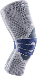 Bauerfeind - GenuTrain P3 - Patella Knee Brace -Knee Support For Misalignment of the Kneecap - Titanium, Left, Size 7