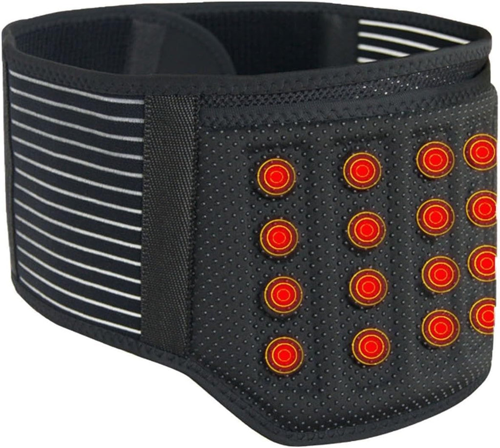 Self-Heating Magnets Therapy Back Brace 4 Steel Plate Support Compression Lumbar Support Belt For Men Women Abdominal Waist Trainer Posture Corrector(Large)