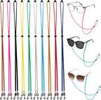 10 Pcs Glass Holder Straps, Adjustable Eyewear Retainer Lanyard Cord, Sunglass Eyeglass Chains Around Neck for Men Women Kids