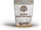 Manitoba Milling Flax Bran Healthy Muffin Mix, Made with Finest Whole Milled Smooth Golden Flaxseed, Rich in Fiber, Protein, Farm-to-You, Family-Owned Farm Company, 1 lb 2.7 oz (530 g)