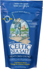 Celtic Sea Salt Light Grey Coarse – Unrefined Mineral Salt, 70+ Trace Minerals, Sustainably Harvested, GMP Certified – Cooking, Finishing, Hydration, Grinder Use – 2 Pack (1 lb Each)