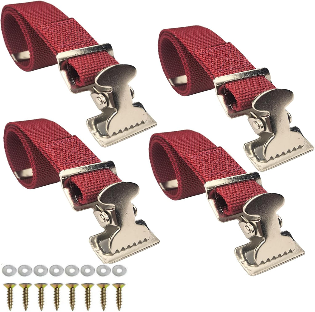 Universal Drywall Stilt Replacement Straps (4PCS) - Adjustable Nylon Leg Straps for Secure & Comfortable High Work - Construction, Painting, Plastering, Street Performances