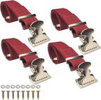 Universal Drywall Stilt Replacement Straps (4PCS) - Adjustable Nylon Leg Straps for Secure & Comfortable High Work - Construction, Painting, Plastering, Street Performances