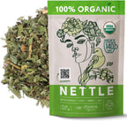 Zhivana Organics Nettle Tea – Nettle Leaf Organic, Nettle Tea Loose Leaf, Stinging Nettles Loose Leaf Organic, Ortiga Verde Organica - Dried Herbs for Medicinal Use - 8oz