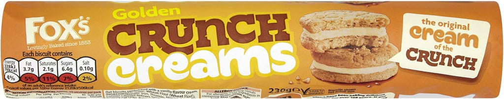 Foxs Biscuits - Golden Crunch Creams 230g