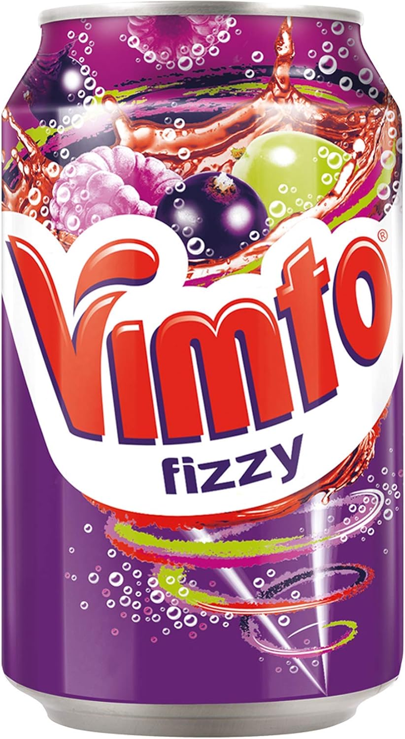 Vimto Original Fizzy 330 ml 6 Cans (Pack of 4)