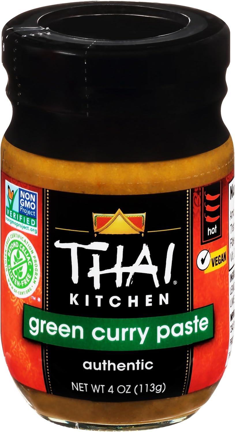 Thai Kitchen Gluten Free Green Curry Paste, 4 oz (Pack of 6)