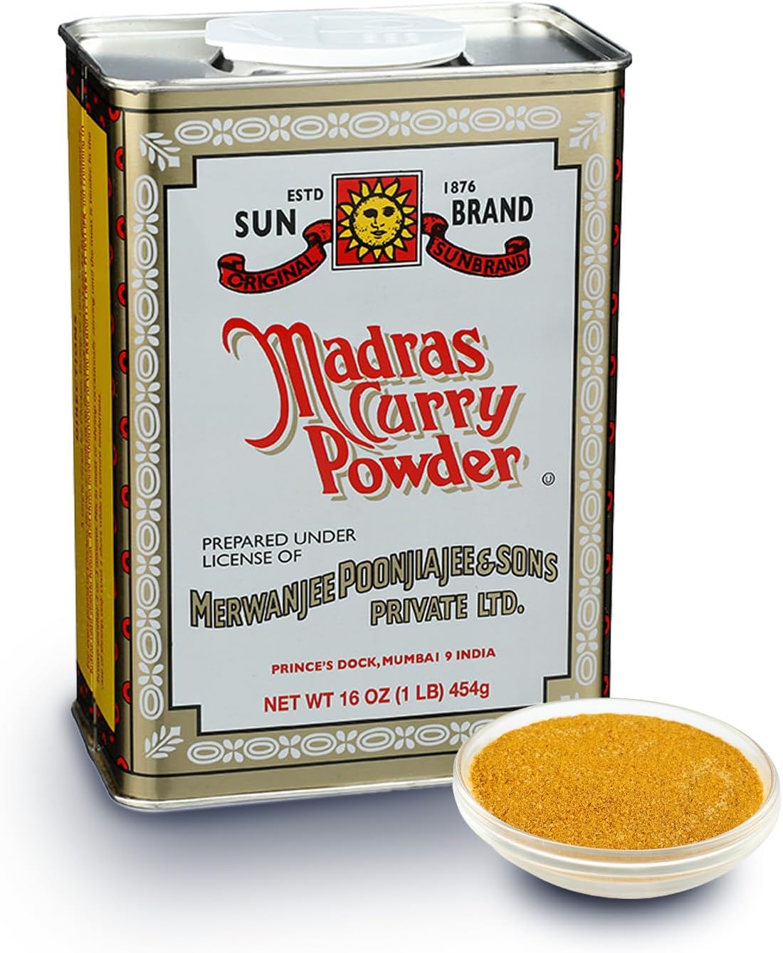Sun Brand Madras Curry Powder, 1 Pound (Pack of 1)