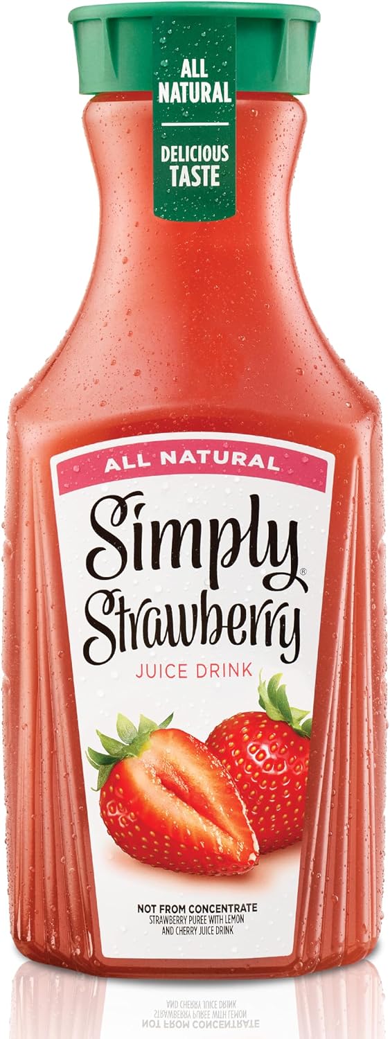 SIMPLY STRAWBERRY JUICE DRINK, 52oz