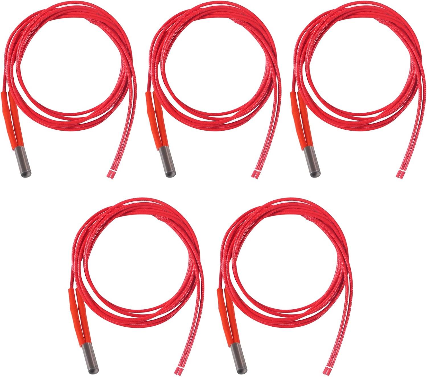 DIANN 5pcs 12V 40W Heater Cartridge 1m Cartridge Heater for 3D Printer Creality Ender 3, CR-10 Series, Prusa i3