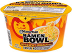 Maruchan Bowl Hot & Spicy Chicken, Microwaveable Ramen Soup Mix, 3.32 Oz, 6 Count