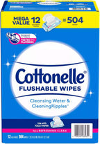 Cottonelle Fresh Care Flushable Cleansing Cloth, 504 Count