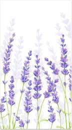 80PCS Lavender Paper Napkins - 4.5x8 Inch Disposable Lavender Guest Napkins, Flower Party Supplies, Floral Birthday Decorations for Wedding,Birthday,Baby Shower, Tea Garden Party, Bridal Shower