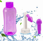 Neti Pot Sinus Rinse Bottle，Abnaok Nose Wash Cleaner Pressure Rinse Nasal Irrigation for Adult & Kid BPA Free，Nasal Wash Kit for Home or Travel