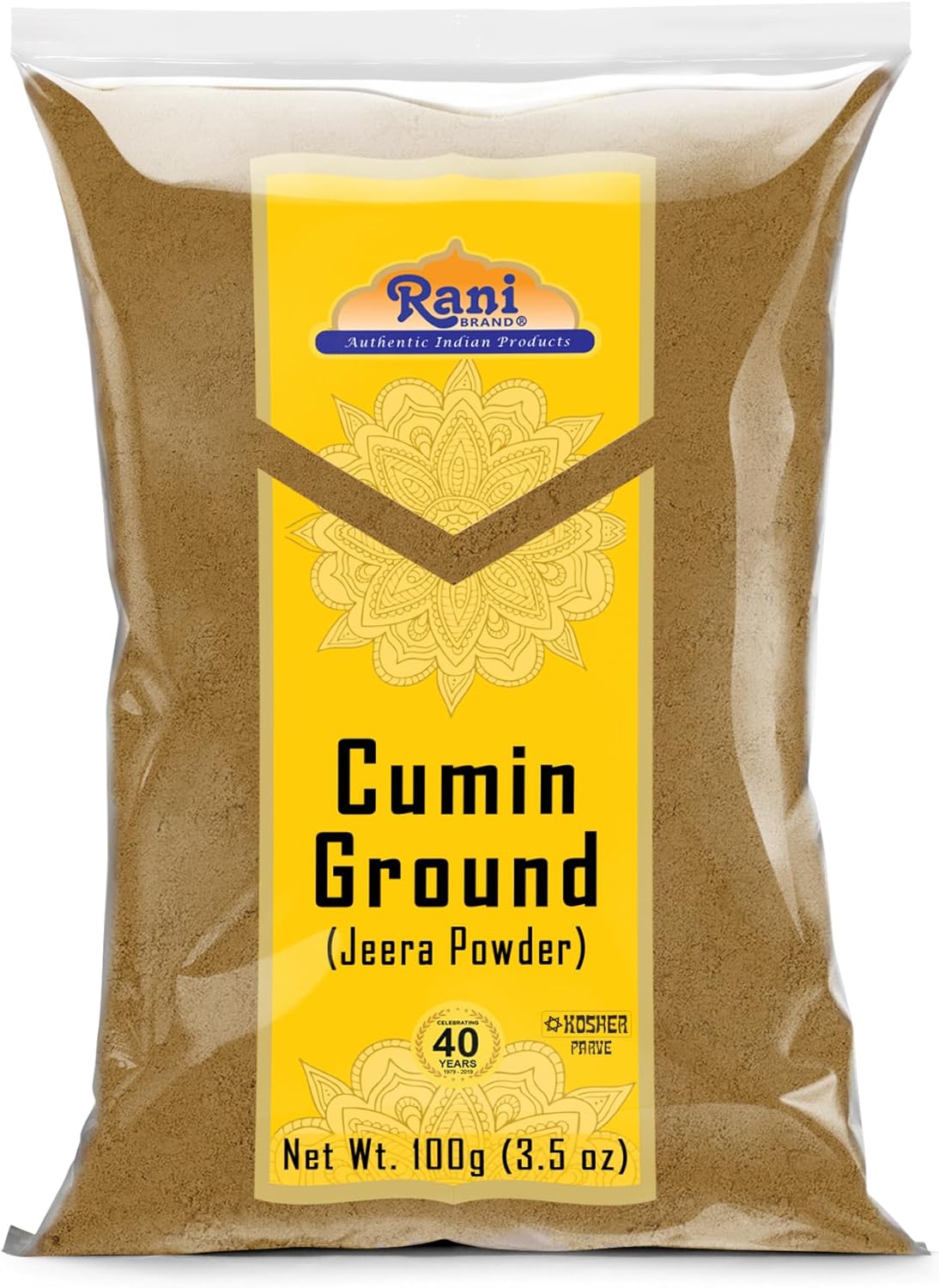Rani Cumin (Jeera) Powder Spice 3.5oz (100g) ~ All Natural | Vegan | Gluten Friendly | NON-GMO | Kosher | Indian Origin
