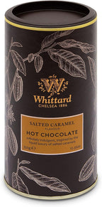 Whittard of Chelsea - Salted Caramel Flavor Hot Chocolate - Milk Chocolate Mix, Vegetarian, Vegan Friendly, Baking Cocoa (350g, 1ct)