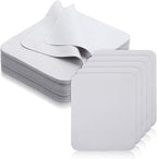 200 Pcs Suede Glasses Cleaning Cloths, 6.9x5.7 Inch Lens Cleaning Cloth for Glasses, Screens, Phones, Cameras, Reusable and Washable Grey