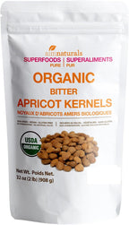 Bitter Apricot Kernels Organic Raw (2 LB) - USDA Organic Certified – Product of Turkey
