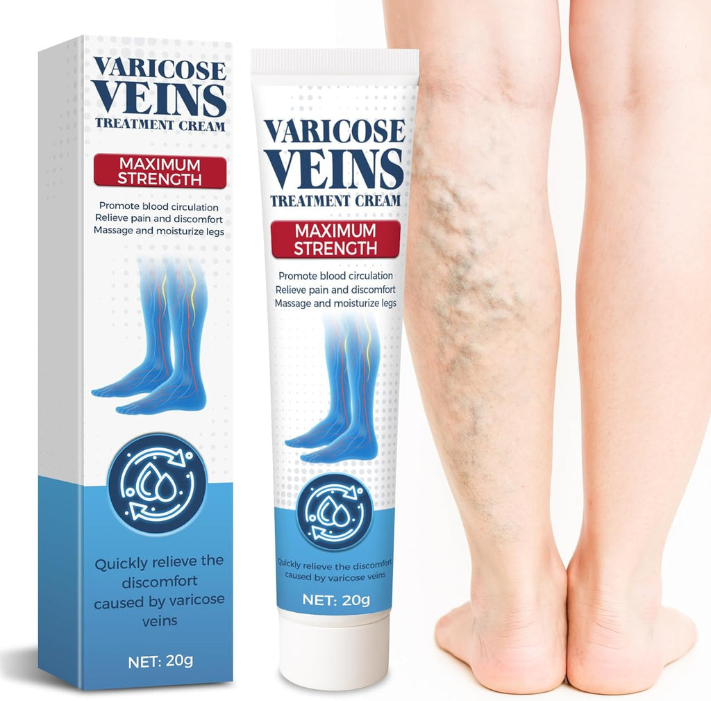 Bellisinno Varicose Veins Treatment for Legs, Varicose Veins Cream for Spider Veins, Relaxing Leg Cream Formula to Improve Circulation, Soothe Tired Legs and Reduce Heaviness