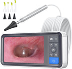 ScopeAround Otoscope with 4.5" IPS Screen, 3.9mm Ear Camera with Gyroscope, No App Needed Ear Wax Removal Tool with Light, 32GB Card, Easy to Use Digital Ear Scope for Safe Home Ear Checker