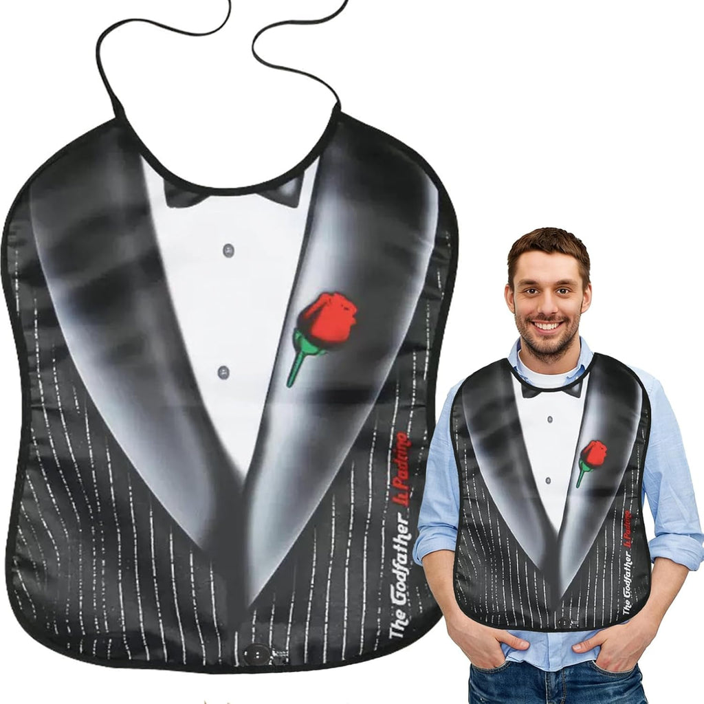 Funny Adult Bibs for Women Men, Washable and Reusable Bibs for Adults, Dining Clothing Protectors Novelty Gag Gifts