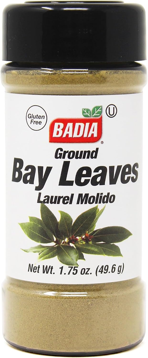 Badia Ground Bay Leaves, 1.75 oz – Aromatic Ground Herb for Soups, Stews, and Marinades